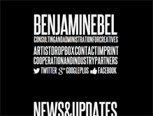 Tablet Screenshot of benjaminebel.com